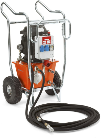Гидравлическая станция Husqvarna PP 325 E ( 9,3 кВт,140 бар, 40 л/мин, 400 V - 16 A. 95 кг.)