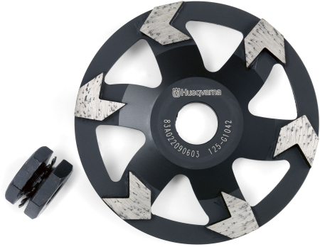Алмазная чашка G1042 125-22,2/M14 Husqvarna Хускварна