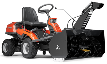 Райдер Husqvarna R316TX AWD со снегоотбрасывателем