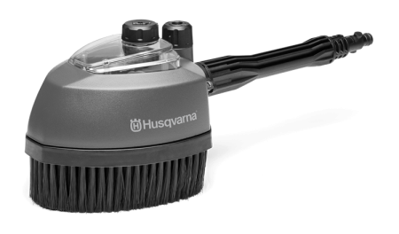Насадка Husqvarna с вращающимися щётками (мягкая, жесткая, "грибок") и ёмкостью для моющего средства